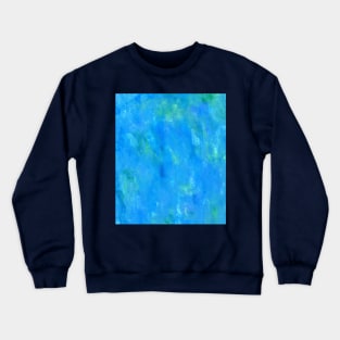 Blue and green color paint Crewneck Sweatshirt